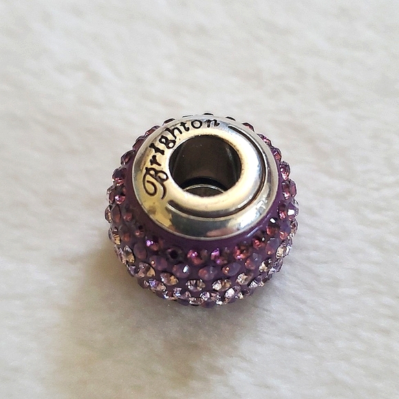 New Without Tags Brighton Cupid's Kiss Large Bead Purple - Picture 6 of 6